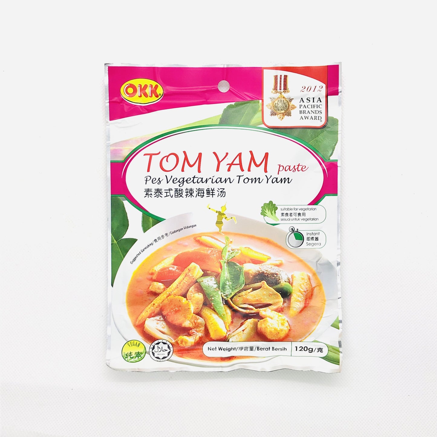 素泰式酸辣海鮮湯120gVegan Tom Yam Paste(Instant Soup)