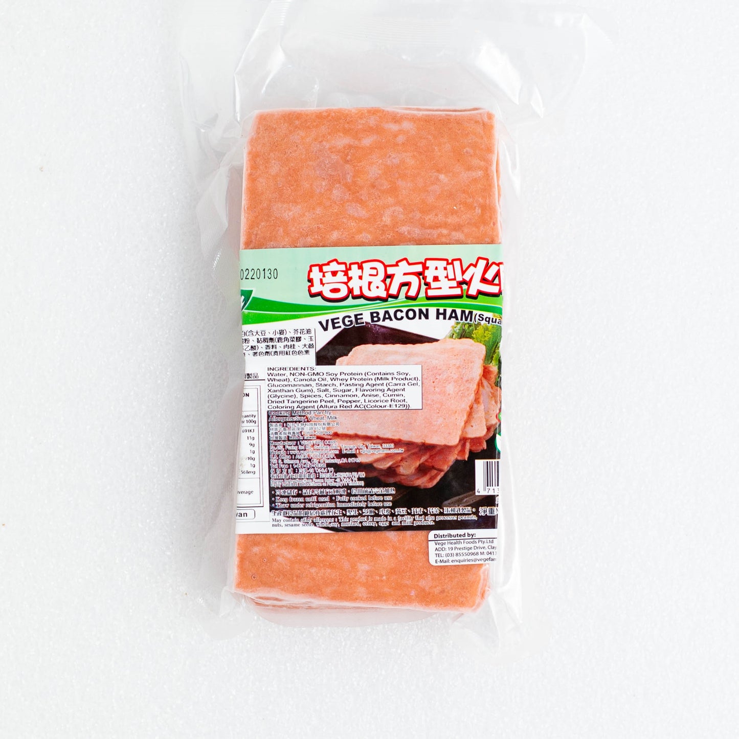 培根方型火腿 Vege Bacon Ham 500g