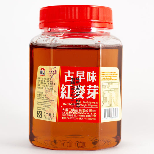 大廟口古早味紅麥芽600G TMK RED MALT 600G