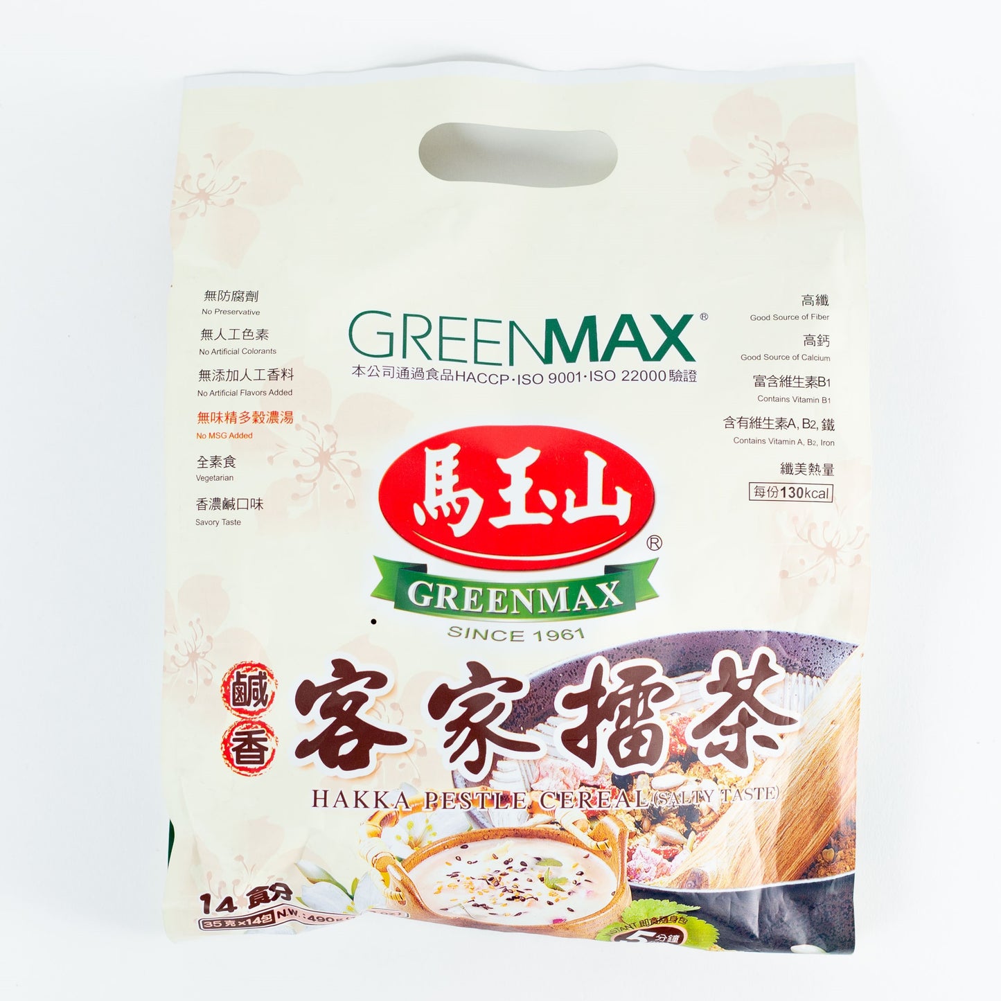 馬玉山客家擂茶 (香濃鹹口味)35g*14PcsHakka Pestle Cereal (Savory Taste)