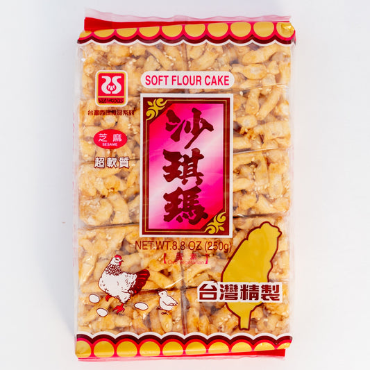 西塢沙琪瑪(芝麻)250g 薄力粉ケーキ ごま